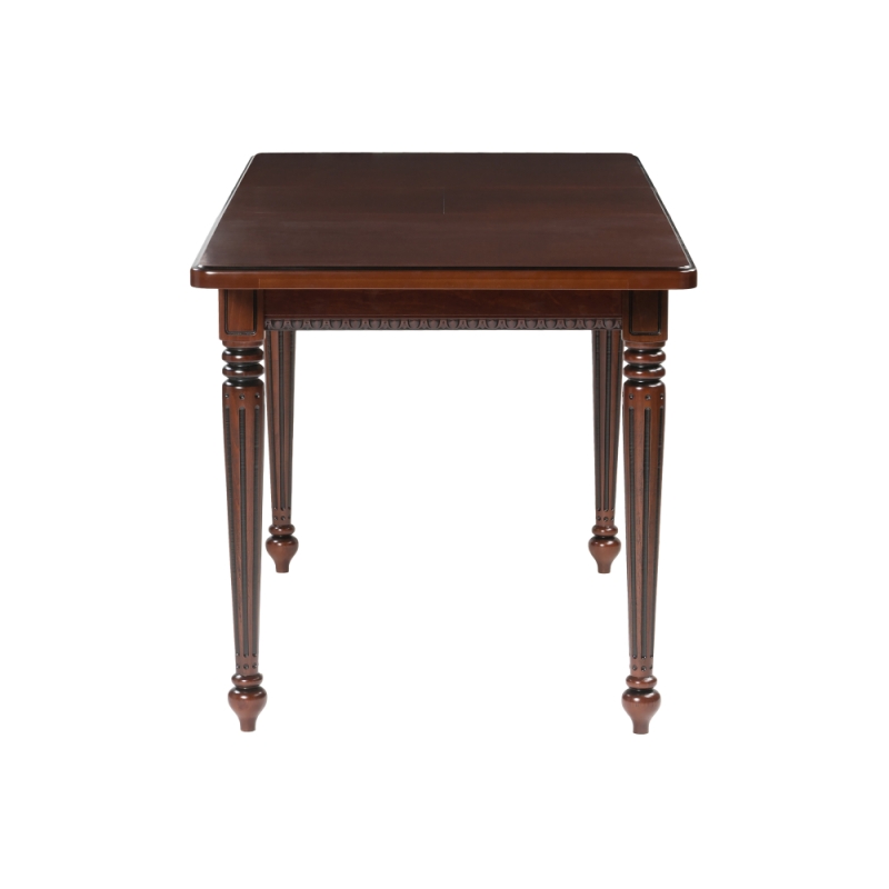 Деревянный стол Леджер 130(170)х75х77 патина / вишня