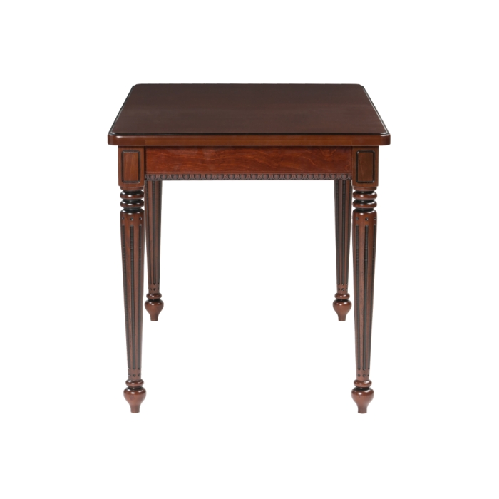 Деревянный стол Леджер 130(170)х75х77 патина / вишня