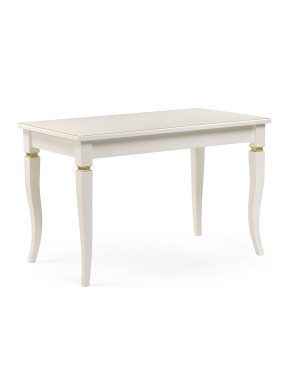 Стол деревянный Лорентайн слоновая кость / золото