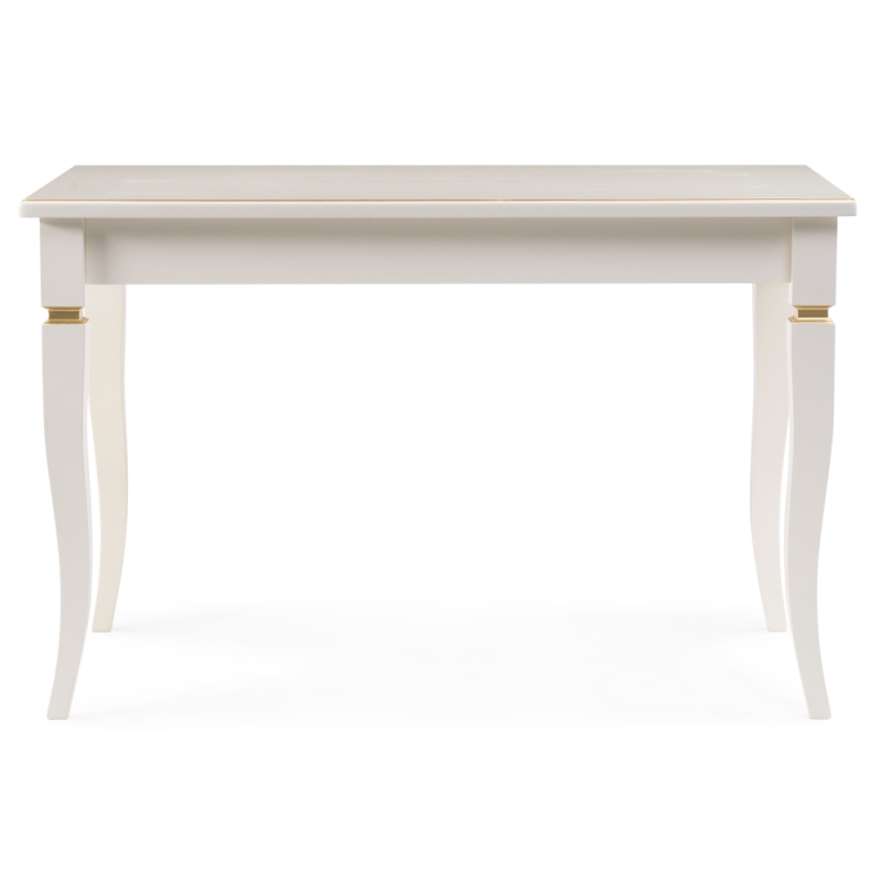 Стол деревянный Лорентайн слоновая кость / золото