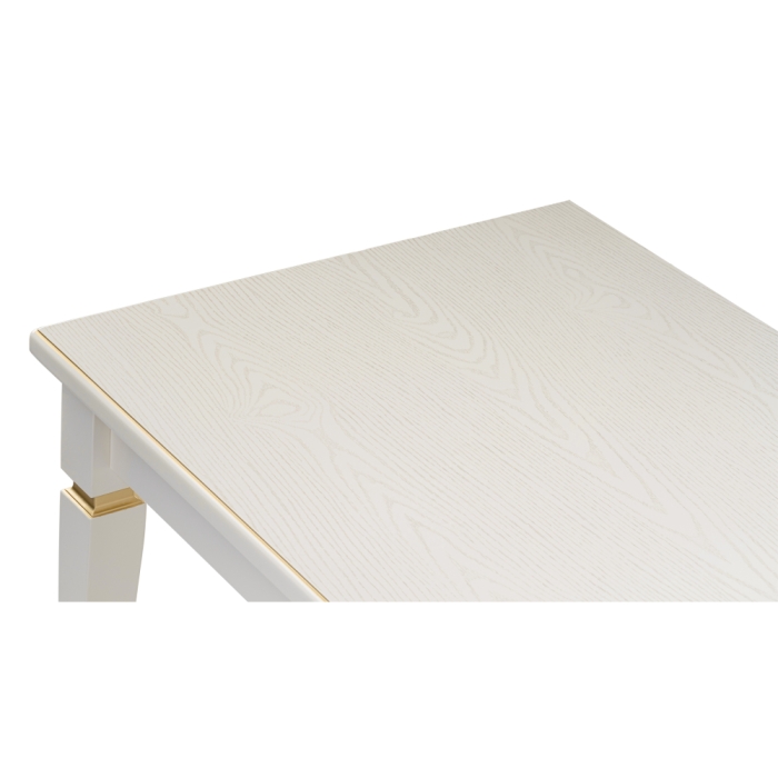 Стол деревянный Лорентайн слоновая кость / золото