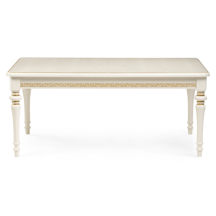 Деревянный стол Маранта 180(240)х105х78 слоновая кость