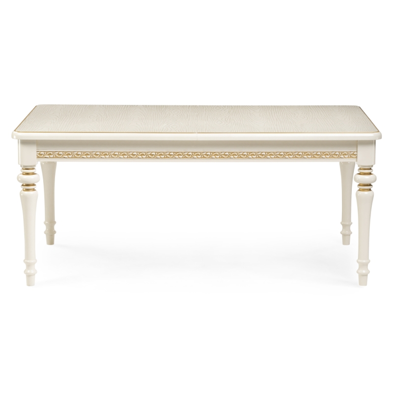 Деревянный стол Маранта 180(240)х105х78 слоновая кость