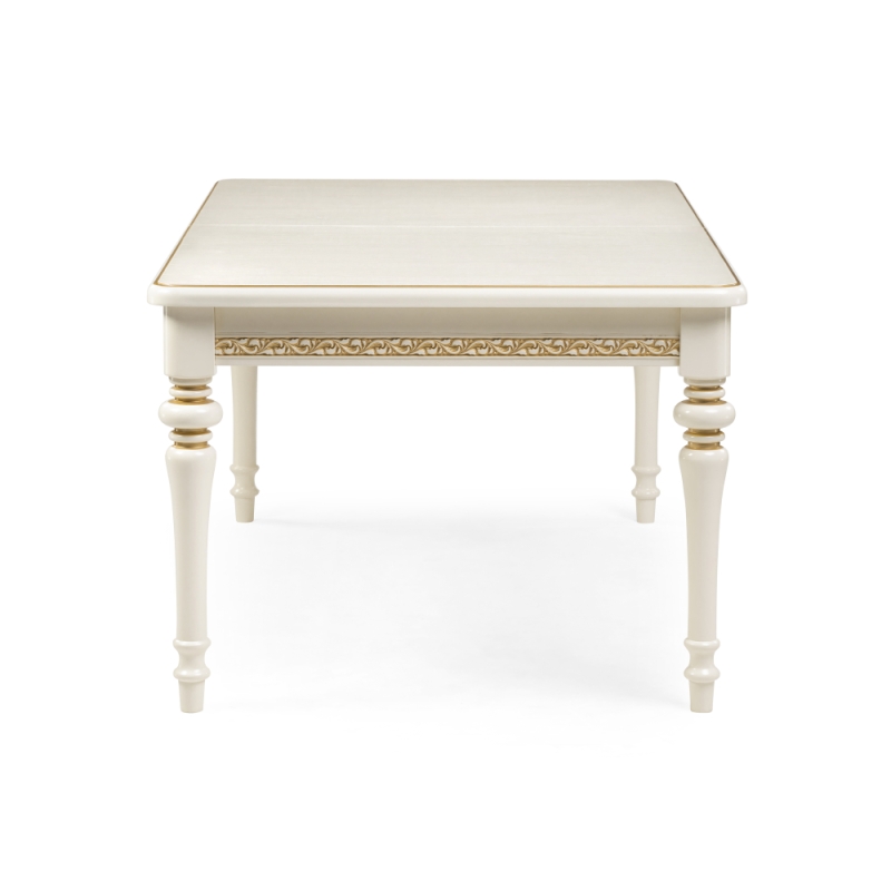 Деревянный стол Маранта 180(240)х105х78 слоновая кость