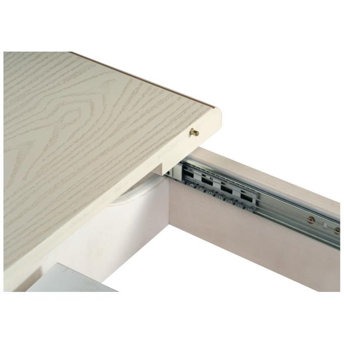 Деревянный стол Маранта 180(240)х105х78 слоновая кость