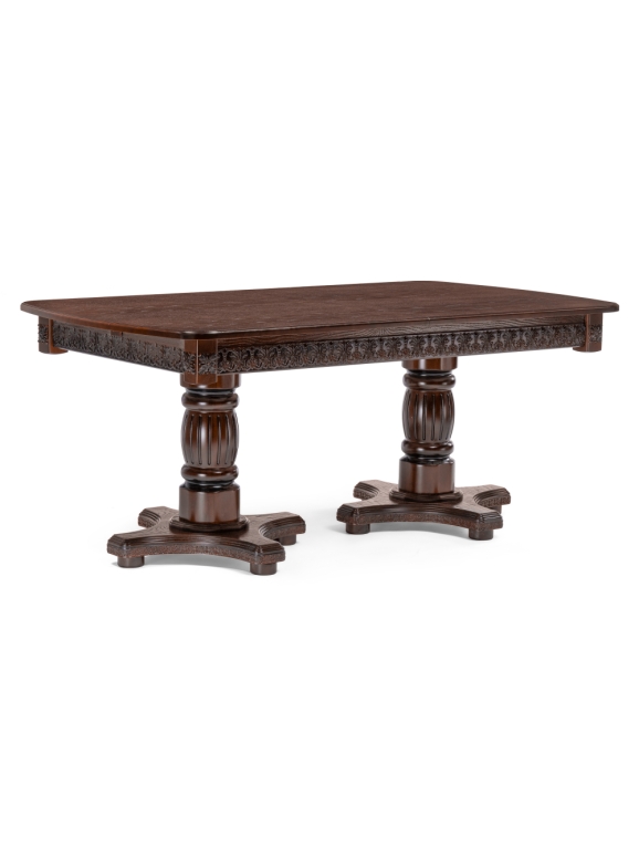 Деревянный стол Морнит 180(240)х100х76 орех темный / орех