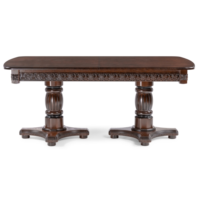 Деревянный стол Морнит 180(240)х100х76 орех темный / орех