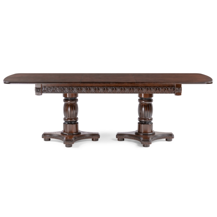 Деревянный стол Морнит 180(240)х100х76 орех темный / орех