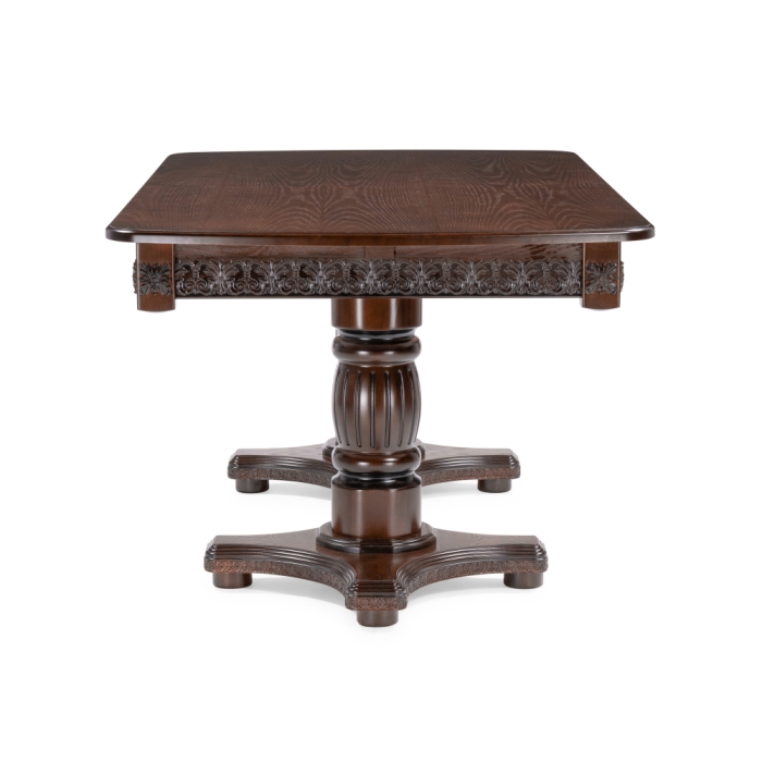 Деревянный стол Морнит 180(240)х100х76 орех темный / орех