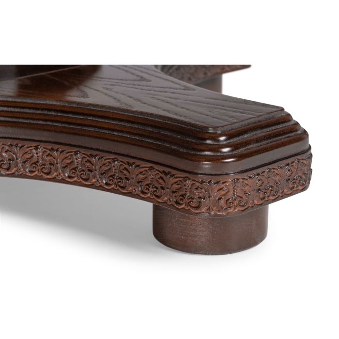 Деревянный стол Морнит 180(240)х100х76 орех темный / орех