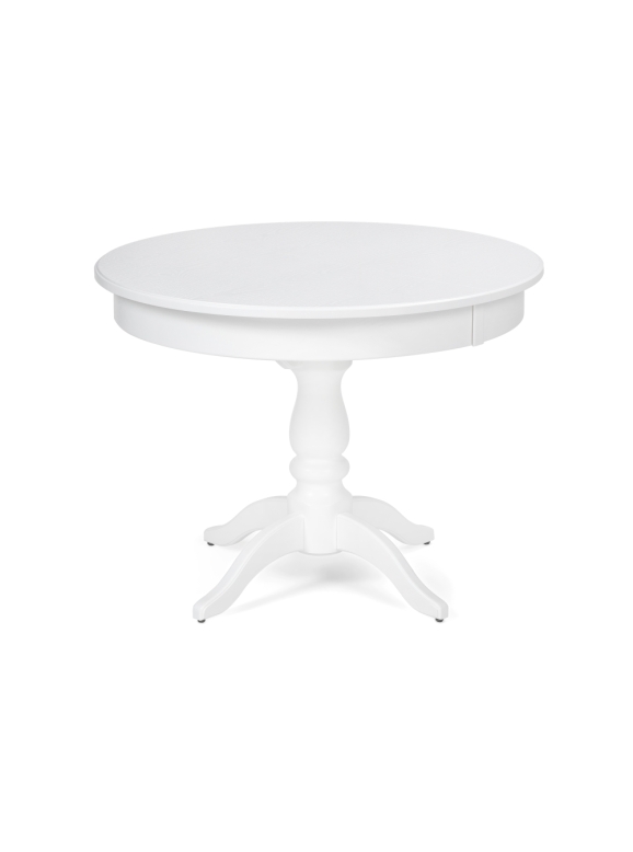 Деревянный стол Орден 100(140)х100х76 белый