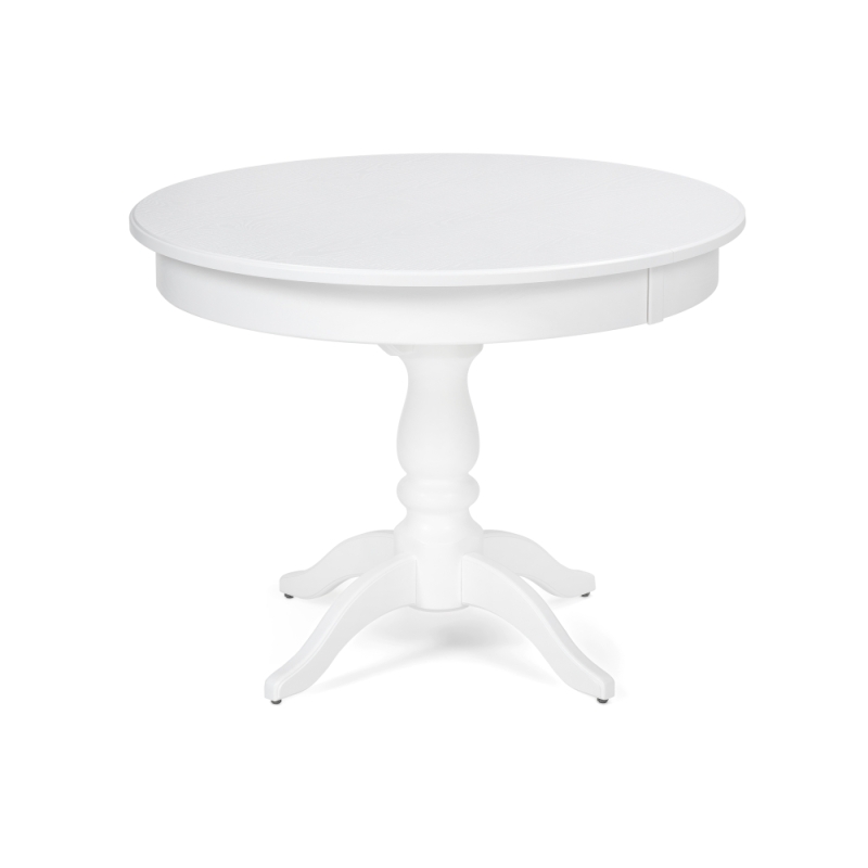 Деревянный стол Орден 100(140)х100х76 белый