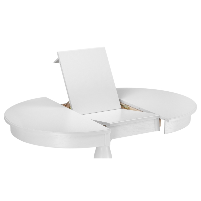 Деревянный стол Орден 100(140)х100х76 белый