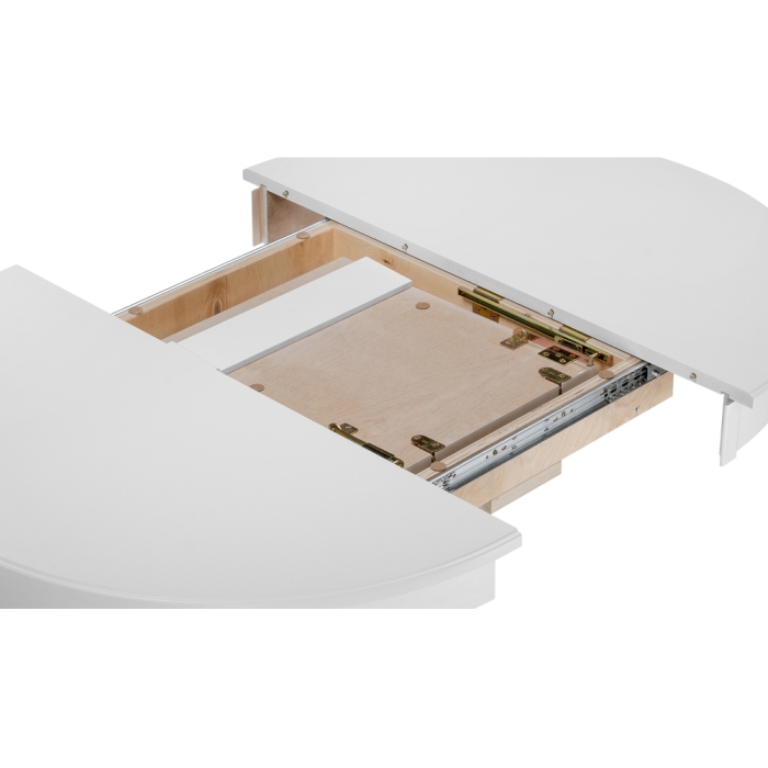 Деревянный стол Орден 100(140)х100х76 белый