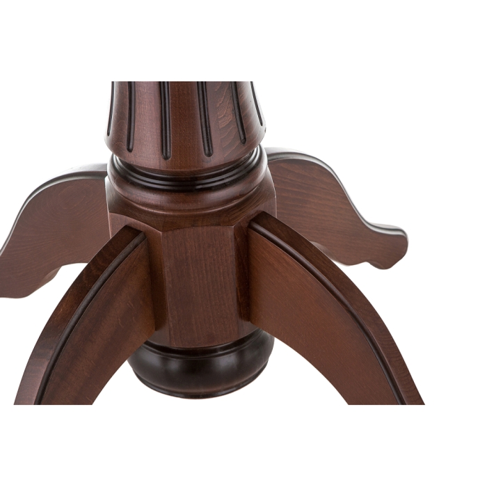 Деревянный стол Павия 90(120)х90х80 орех с коричневой патиной