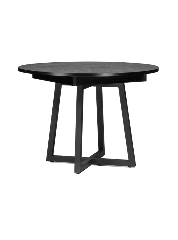 Деревянный стол Регна 100(130)х100х75 черный