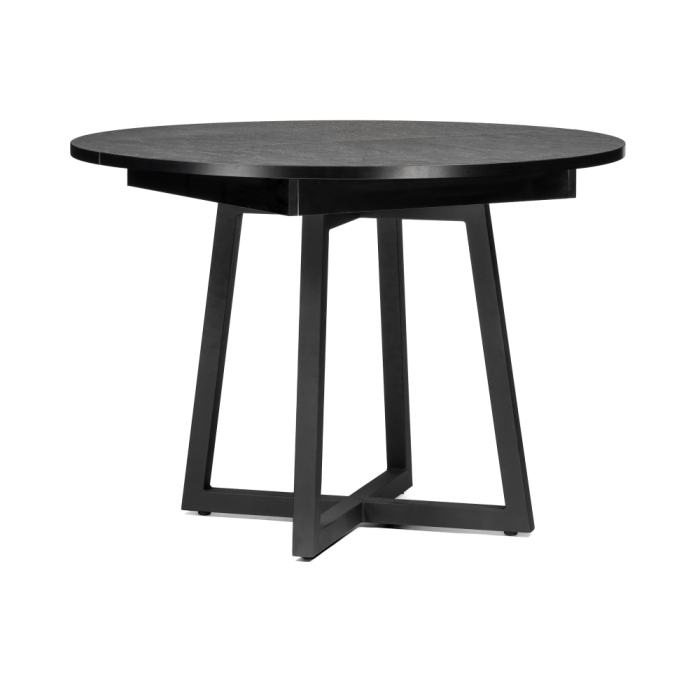 Деревянный стол Регна 100(130)х100х75 черный