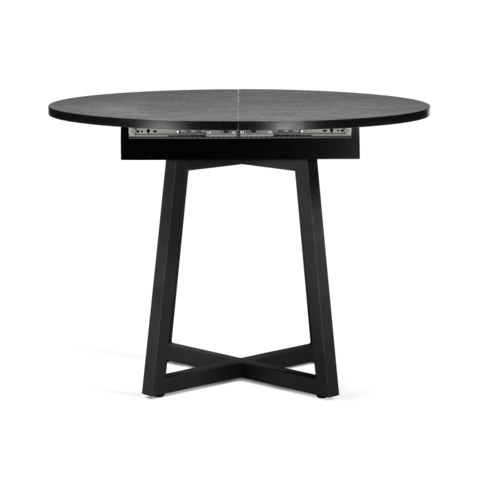 Деревянный стол Регна 100(130)х100х75 черный