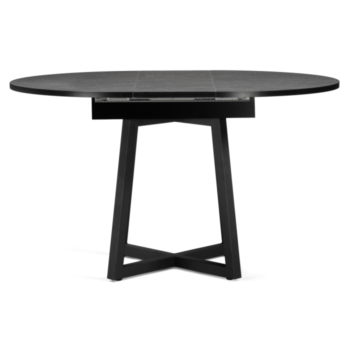 Деревянный стол Регна 100(130)х100х75 черный