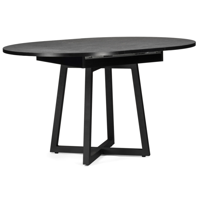 Деревянный стол Регна 100(130)х100х75 черный