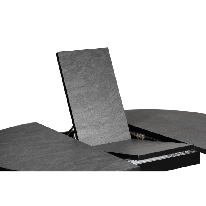 Деревянный стол Регна 100(130)х100х75 черный