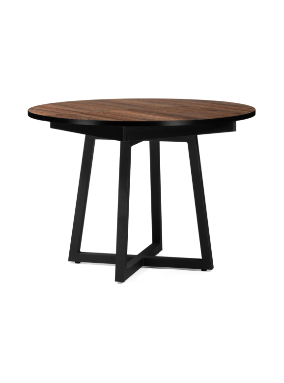 Деревянный стол Регна 100(130)х100х75 дерево / черный