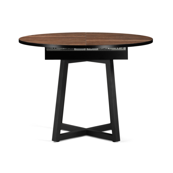 Деревянный стол Регна 100(130)х100х75 дерево / черный