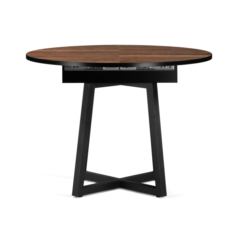 Деревянный стол Регна 100(130)х100х75 дерево / черный