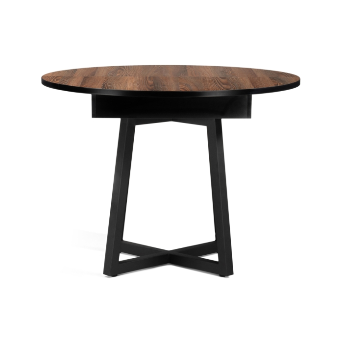 Деревянный стол Регна 100(130)х100х75 дерево / черный