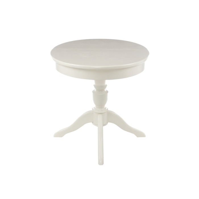 Деревянный стол Arno 106(141)х75х76 без патины / молочный