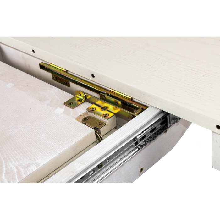 Деревянный стол Arno 106(141)х75х76 без патины / молочный