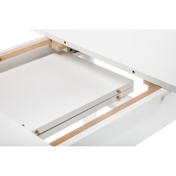 Стол Аттер 90(120)х90х73 белый