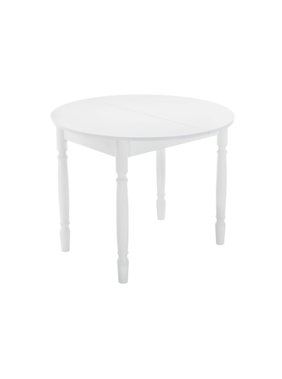 Стол Аттер 90(120)х90х73 белый