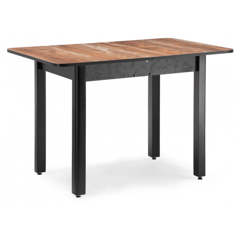 Стол Баи 110(139)х69х74 дуб юкон / черный