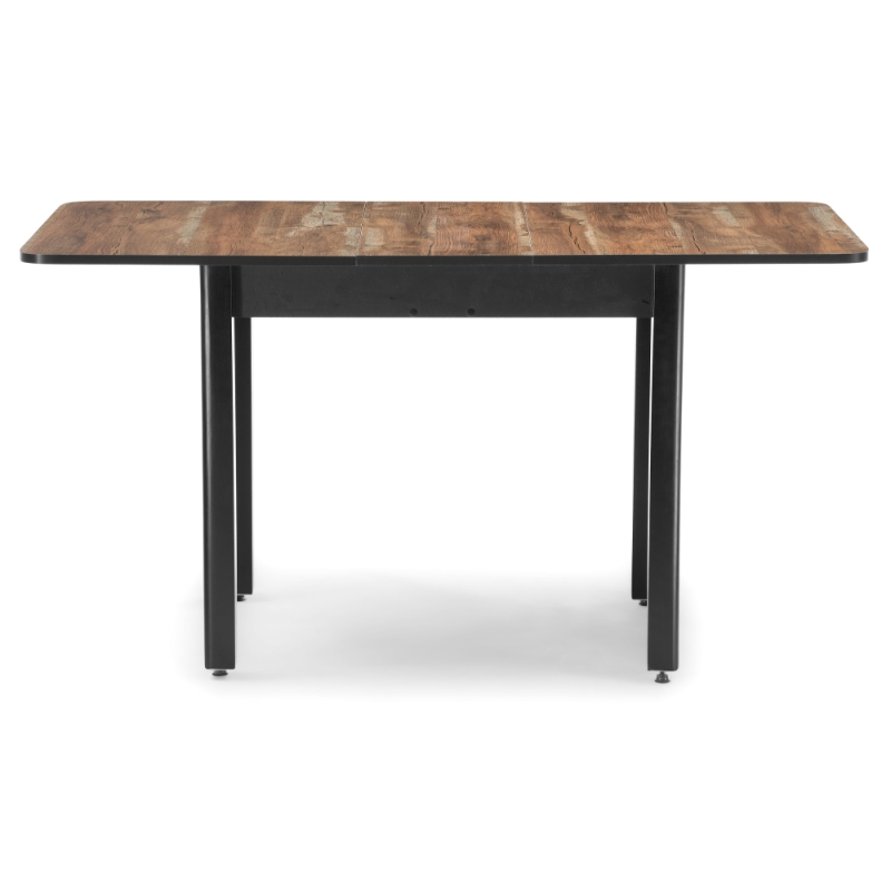 Стол Баи 110(139)х69х74 дуб юкон / черный