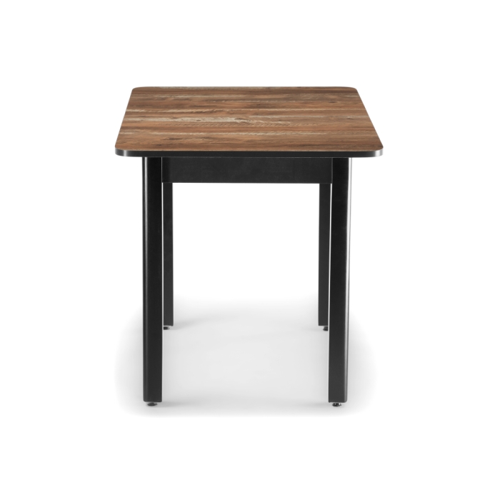 Стол Баи 110(139)х69х74 дуб юкон / черный