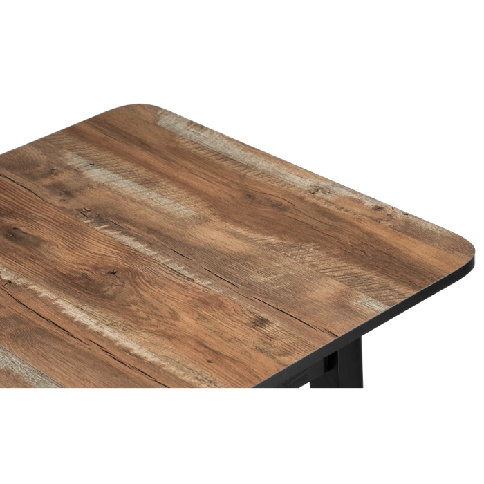 Стол Баи 110(139)х69х74 дуб юкон / черный