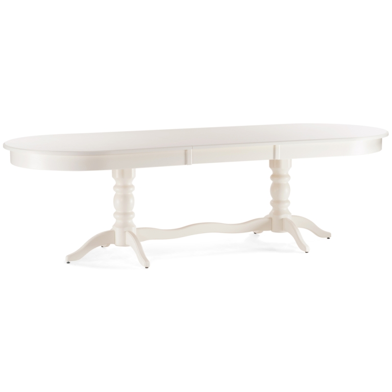 Стол Дейвер 200(260)х100х76 молочный