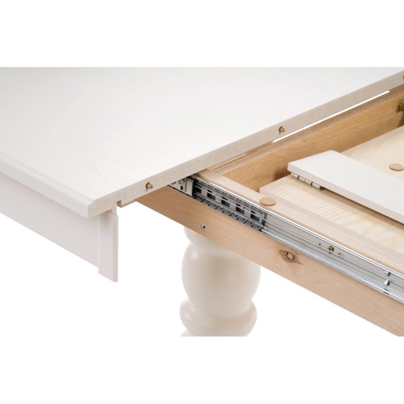 Стол Дейвер 200(260)х100х76 молочный