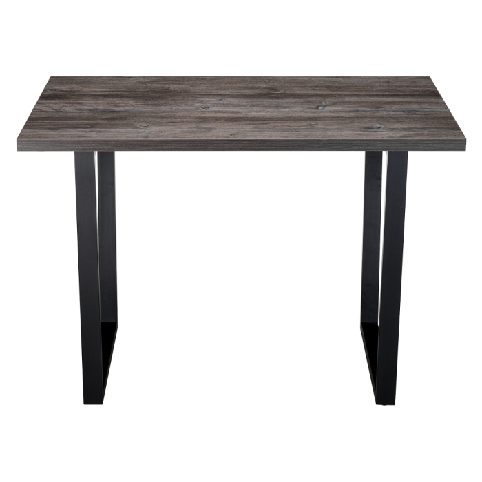 Стол Эльпатия 130х75х75 дуб рошелье / черный матовый