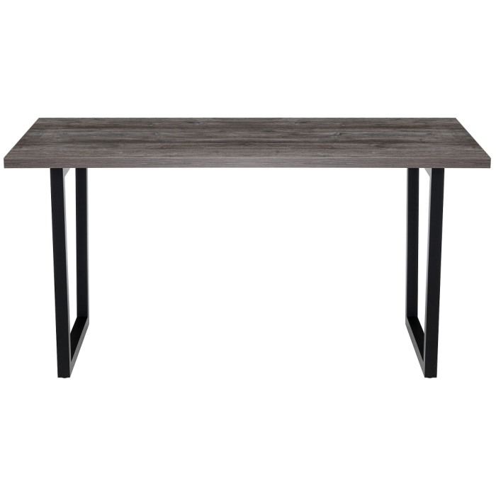 Стол Эльпатия 150х75х75 дуб рошелье / черный матовый