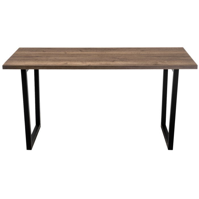 Стол Эльпатия 150х75х75 дуб велингтон / черный матовый