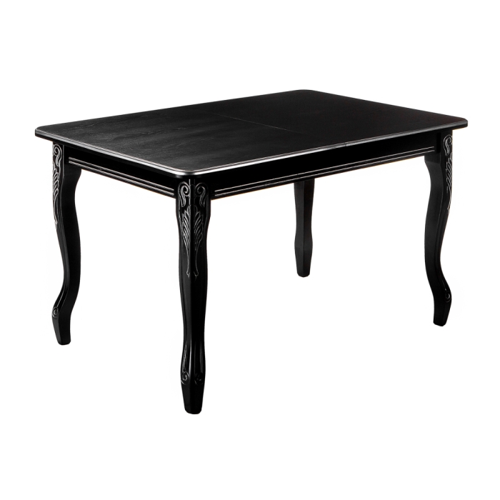 Стол Каллисто 130(180)х84х78 патина серебро