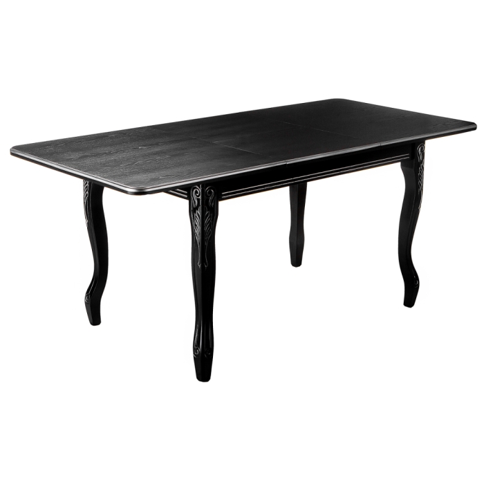 Стол Каллисто 130(180)х84х78 патина серебро