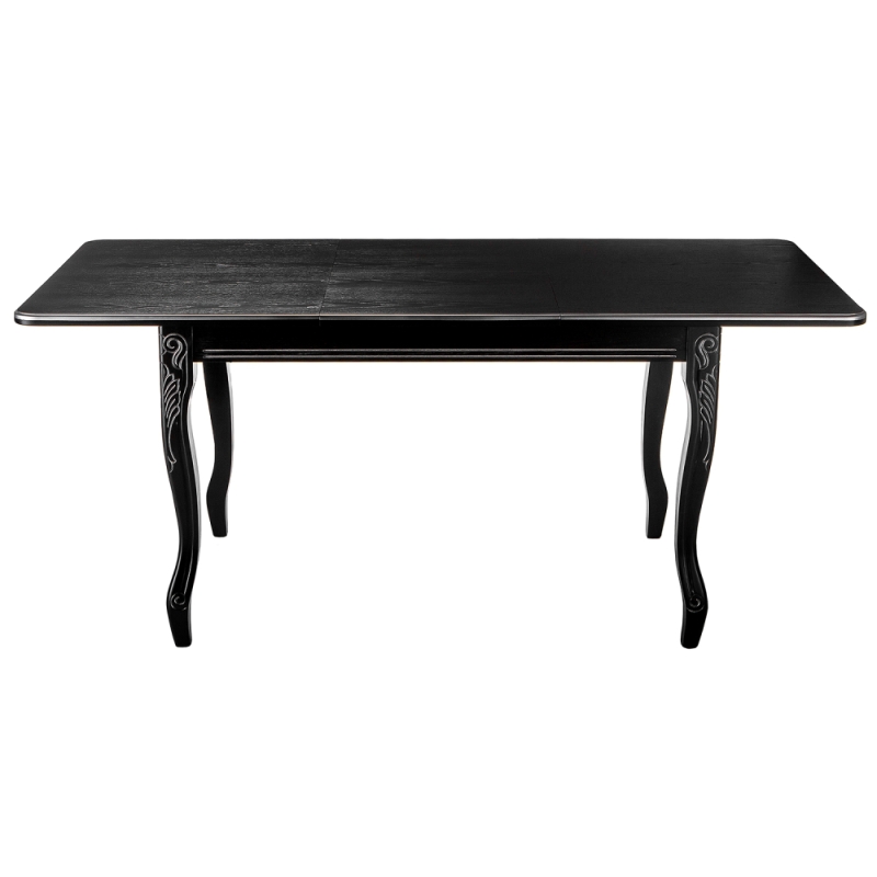 Стол Каллисто 130(180)х84х78 патина серебро