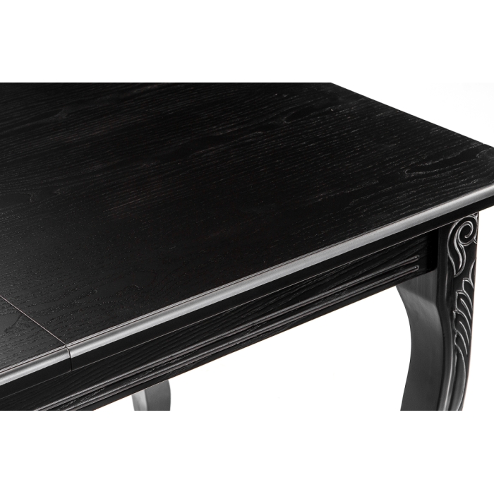 Стол Каллисто 130(180)х84х78 патина серебро