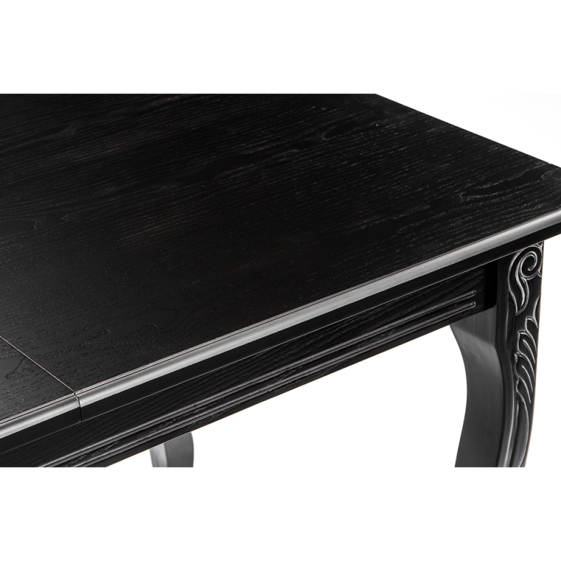 Стол Каллисто 130(180)х84х78 патина серебро