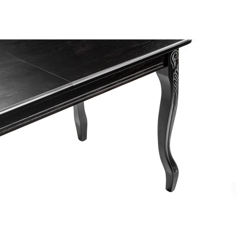 Стол Каллисто 130(180)х84х78 патина серебро