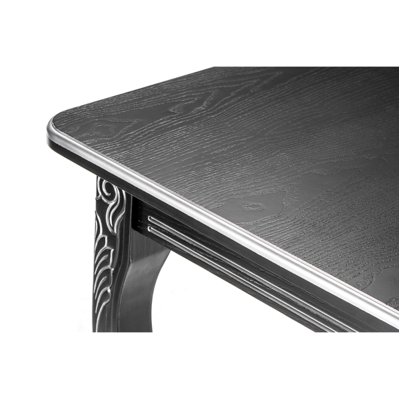 Стол Каллисто 130(180)х84х78 патина серебро