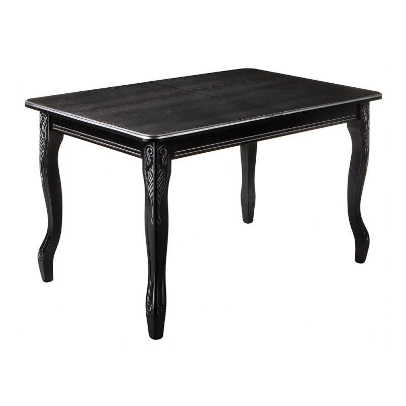 Стол Каллисто 130(180)х84х78 патина серебро